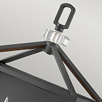 Бра в черном цвете с двумя лампами в форме свечи и стеклянными элементами Hinkley варинант исполнения - 2 | Loft Concept в Липецке