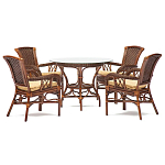 Комплект обеденный из ротанга Eloise варинант исполнения - 1 | Loft Concept в Липецке