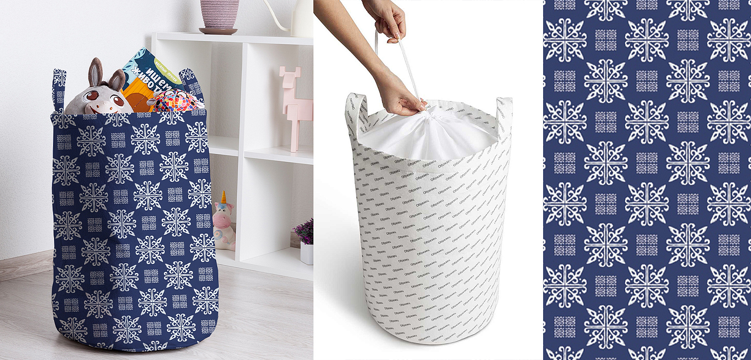 Корзина Snowflakes Basket Корзина Snowflakes Basket - Loft-Concept в Липецке