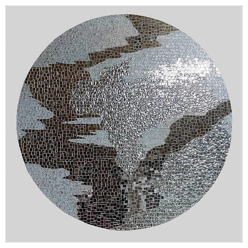 Панно «Moon light» Серый Зеркало в Липецке | Loft Concept 