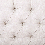 Кровать двуспальная светло-бежевая с основанием из массива дуба с мягким изголовьем Flax Beds варинант исполнения - 4 | Loft Concept в Липецке