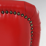 Кресло с обивкой из эко-кожи Harper Armchair Red варинант исполнения - 5 | Loft Concept в Липецке