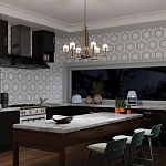  Люстра с прозрачными рифлеными цилиндрическими плафонами Kichler варинант исполнения - 28 | Loft Concept в Липецке