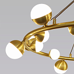 Люстра подвесная светодиодная с плафонами в форме шара Italian Globe Cedar Moss Light варинант исполнения - 3 | Loft Concept в Липецке