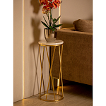 Столик дизайнерский Beige marble варинант исполнения - 4 | Loft Concept в Липецке