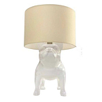 Настольная лампа COLLECTION OF DOGS с абажуром Бульдог варинант исполнения - 2 | Loft Concept в Липецке