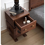 Тумбочка прикроватная с ящиком и дверцей Робот Robot Desk варинант исполнения - 6 | Loft Concept в Липецке