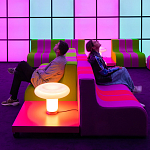 Дизайнерское кресло зеленое Poltronova Sofo Verosa Green Pink Armchair варинант исполнения - 13 | Loft Concept в Липецке