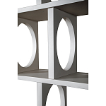 Белый дизайнерский Стеллаж Ring White Wood Bookcase варинант исполнения - 3 | Loft Concept в Липецке