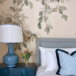 Обои ручная роспись Silk Tree Special Colurway on Sabbia slub silk варинант исполнения - 2 | Loft Concept в Липецке