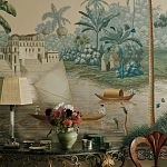 Обои ручная роспись River Scenes of Bengal Kolkata варинант исполнения - 5 | Loft Concept в Липецке