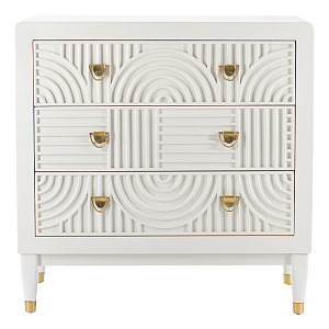 Комод с 3-мя ящиками Seymour Chest Of Drawers white Белый