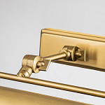 Светильник для картин цвета состаренная латунь с широким плафоном на прямоугольном основании Elstead Lighting варинант исполнения - 9 | Loft Concept в Липецке