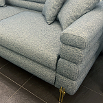 Дизайнерский Диван Lancaster Серо-голубое букле варинант исполнения - 2 | Loft Concept в Липецке