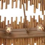 Люстра с абажуром из ротанга Wicker Furniture варинант исполнения - 2 | Loft Concept в Липецке