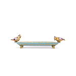 Блюдо фарфоровое Экзотические птички Vivole варинант исполнения - 2 | Loft Concept в Липецке