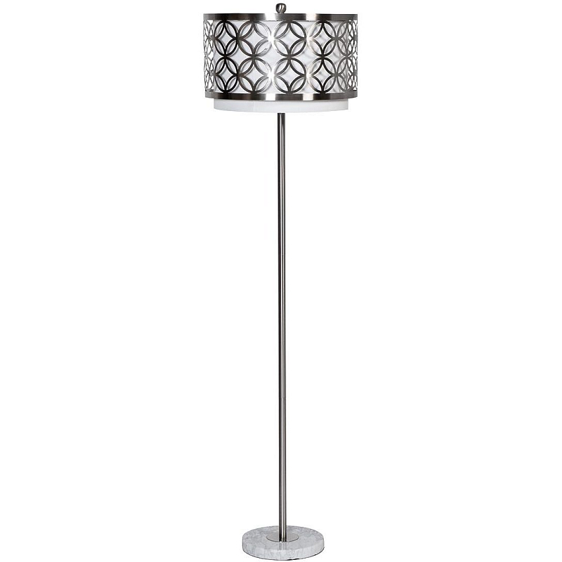 Торшер Geometric ceiling light Белый Серебристый в Липецке | Loft Concept 