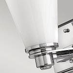 Бра для ванных комнат с белыми стеклянными конусными плафонами Hinkley варинант исполнения - 8 | Loft Concept в Липецке