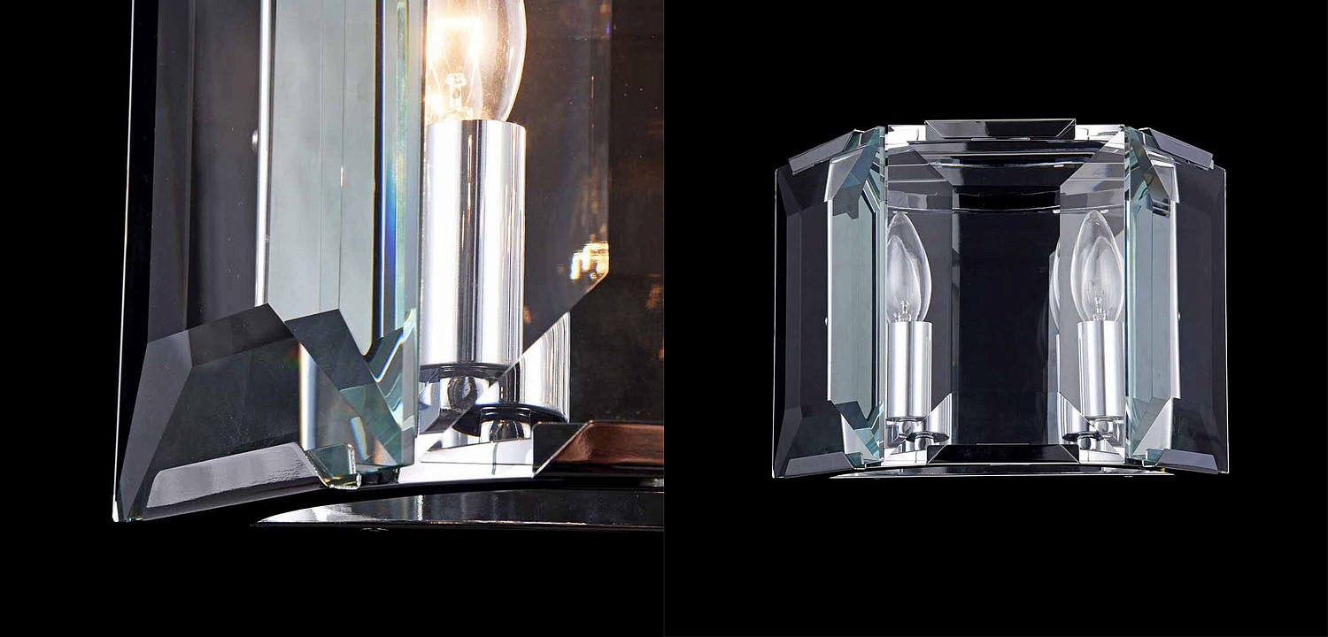 Бра Lari Harlow Crystal Round chrome Бра Lari Harlow Crystal Round chrome - Loft-Concept в Липецке