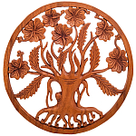 Панно из дерева Foliage Panel With Trees варинант исполнения - 1 | Loft Concept в Липецке