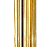 Подвесной светильник золотой в форме цилиндра из тонких металлических трубок  Long Tubular Lampshade варинант исполнения - 1 | Loft Concept в Липецке