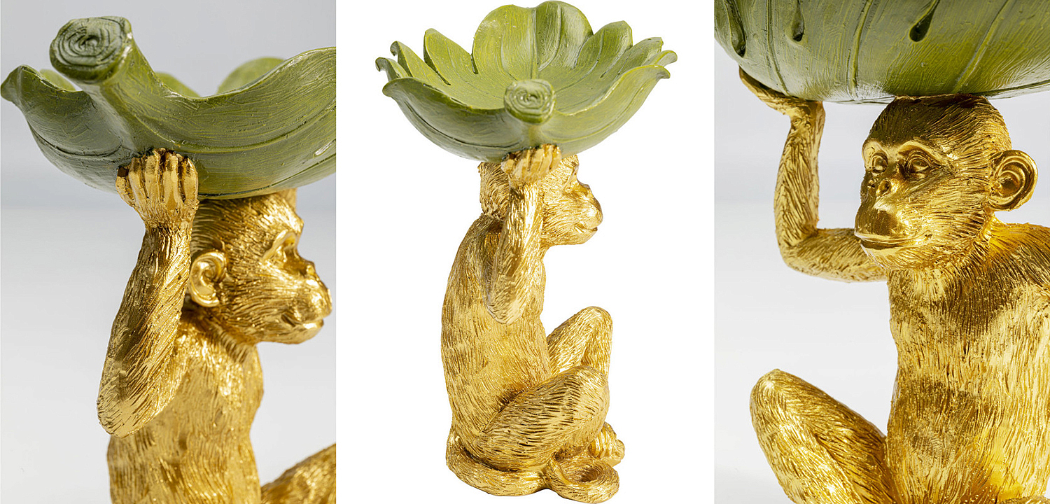 Конфетница Golden Monkey holding a leaf Конфетница Golden Monkey holding a leaf - Loft-Concept в Липецке