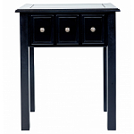 Черная тумба с выдвижным ящиком Monica варинант исполнения - 1 | Loft Concept в Липецке