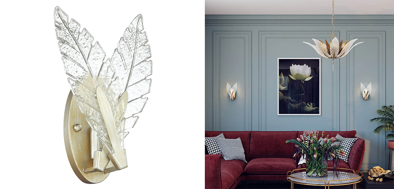 Бра Glass Petals Sconce Бра Glass Petals Sconce - Loft-Concept в Липецке