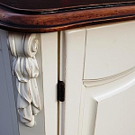 ТВ-тумба в стиле прованс из массива дерева Montmartre Wooden Provence TV Stand варинант исполнения - 2 | Loft Concept в Липецке