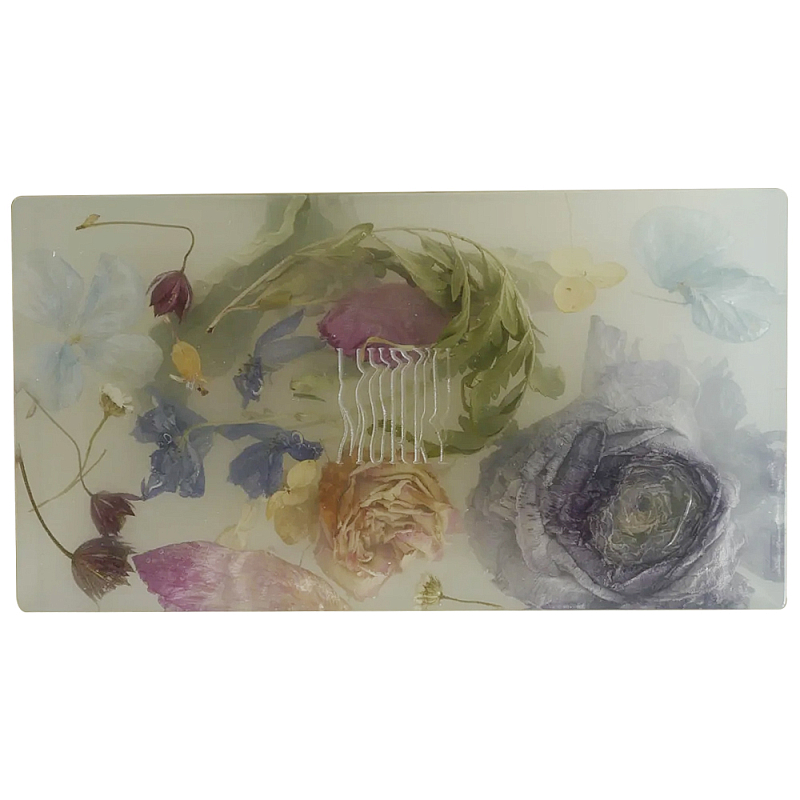 Шкатулка из эпоксидной смолы с цветами белая Epoxy Resin Rectangular Box White Белый Мульти Шкатулка из эпоксидной смолы с цветами белая Epoxy Resin Rectangular Box White Белый Мульти в Липецке | Loft Concept