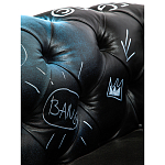 Кресло "Баския и Уорхол" Basquiat Warhol graffiti chair натуральная кожа варинант исполнения - 8 | Loft Concept в Липецке