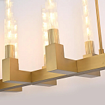 Люстра CANELLE Linear Chandelier 12 Modern Brass варинант исполнения - 3 | Loft Concept в Липецке