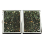 Портсигар на 10 сигарет с газовой зажигалкой из натурального камня Актиновит Stone Cigarettes Cases варинант исполнения - 4 | Loft Concept в Липецке