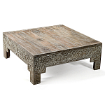 Кофейный стол Carved Сoffee table ручная резьба по дереву варинант исполнения - 4 | Loft Concept в Липецке