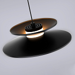 Подвесной светильник черного цвета из металла Obsidian Touch варинант исполнения - 4 | Loft Concept в Липецке