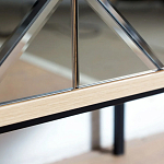 ТВ-тумба с зеркальным декором Serena TV-Stand варинант исполнения - 3 | Loft Concept в Липецке