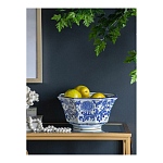 Чаша белая с синим цветочным узором Chino Dishes варинант исполнения - 4 | Loft Concept в Липецке