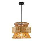 Подвесной светильник с абажуром из натуральных материалов Light Inside the Cell варинант исполнения - 2 | Loft Concept в Липецке