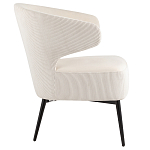 Современное мягкое кресло на металлических ножках Rakush Milk варинант исполнения - 5 | Loft Concept в Липецке