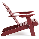 Уличное кресло из массива акации Adirondack Wooden Chair Red варинант исполнения - 3 | Loft Concept в Липецке