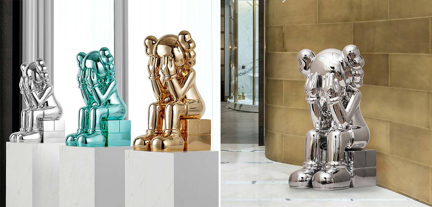Статуэтка KAWS Passing Through Silver Статуэтка KAWS Passing Through Silver - Loft-Concept в Липецке