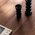 Кофейный стол овальный из дерева с 2-мя ящиками Coffee Walnut Table варинант исполнения - 6 | Loft Concept в Липецке