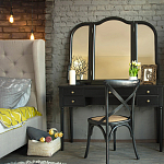 Туалетный столик Stylish Black варинант исполнения - 2 | Loft Concept в Липецке