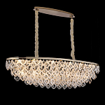 Люстра овальная с каскадом из подвесных прозрачных элементов Attractiveness варинант исполнения - 1 | Loft Concept в Липецке