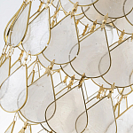 Подвесной светильник с декором из натуральной морской ракушки Iridescent Light варинант исполнения - 8 | Loft Concept в Липецке