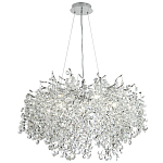 Люстра с хрустальными подвесками на металлических ветках Fairytree Light Silver Chandelier 14 варинант исполнения - 2 | Loft Concept в Липецке