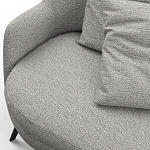 Мебельная ткань Шенилл серый цвет 138 см T4-29 варинант исполнения - 4 | Loft Concept в Липецке