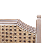 Изголовье кровати коричневое с обивкой из ротанга Olivia Headboard варинант исполнения - 2 | Loft Concept в Липецке