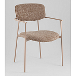 Стул Doe с подклокотниками коричневый варинант исполнения - 1 | Loft Concept в Липецке