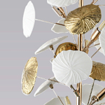 Торшер в виде белых и золотых цветов Bouquet of Light варинант исполнения - 3 | Loft Concept в Липецке